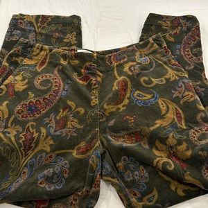 Talbots size 14 corduroy pants. Great colors. Pockets.